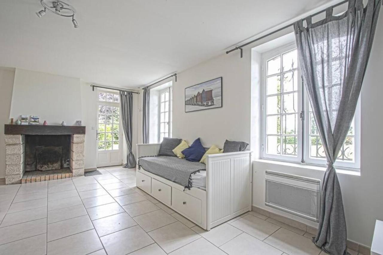 Appartement De Charme Dans Un Chateau A 5 Min D'Honfleur Gonneville-sur-Honfleur Bagian luar foto